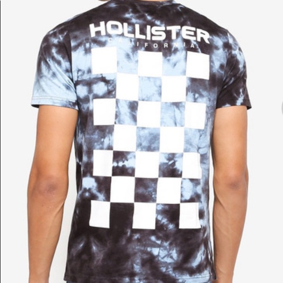 Hollister Unisex Checkerboard tie die Graphic Tee - Picture 3 of 3